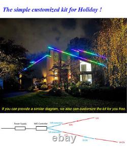 20FT 50FT 80FT 120FT 200FT Chasing Effect Pixels Addressable LED Strip Light 12V