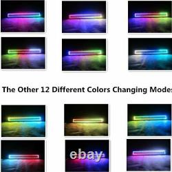 22 inch 120W Led Work Light Bar Off road Driving Remote RGB Halo Color Changing
