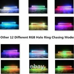 22 inch 120W Led Work Light Bar Off road Driving Remote RGB Halo Color Changing