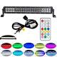 22 inch Led Light Bar Combo with RGB Halo Color Changing Chasing & Control Wiring