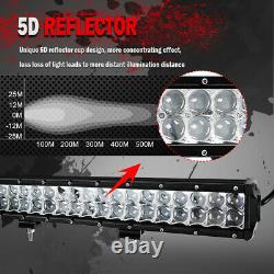 22inch RGB Led Light Bar Multi changing colors Cube Pods Remote Control for SUV