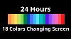 24 Hours Color Changing Screen Mood Led Lights Screensaver Color Changing Screensaver Led Light