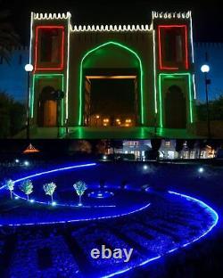 24V RGB IC LED Neon Rope Light Strip Waterproof In/Outdoor Commercial Home Decor