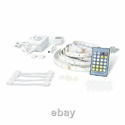24ft LED White 3500 Lumen White Color Changing Flexible Tape Light Plug-in