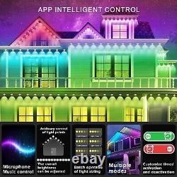 300FT Permanent Outdoor Lights, RGB Eaves Lights with App Control Remote, DIY S