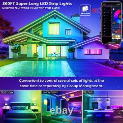 300Ft Led Strip Lights, Led Lights for Bedroom Music Sync Color Changing RGB Led