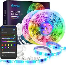 32.8Ft RGBIC LED Strip Lights, Wifi Color Changing LED Lights Segmented Control