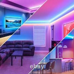 328Ft 100m LED Strip Lights 5050 RGB Color Change for Home Party Rooms TV Bar