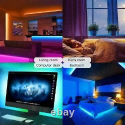 328Ft 100m LED Strip Lights 5050 RGB Color Change for Home Party Rooms TV Bar