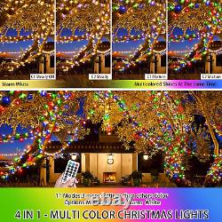 330Ft 1000 LED Christmas Lights, Color Changing Outdoor String Lights with Remot