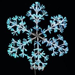 36 In. Holidynamics Christmas Dynamic RGB Color Changing Sparkler Snowflake