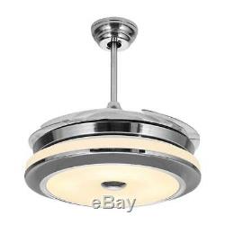 36 Invisible Ceiling Fan Light Dining Room Chandelier LED Pendant Lamp Fixtures