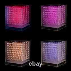3D Led Cube Light DIY Kit Squared LED 8x8x8 Electronic Toy for Children Teenager