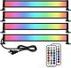 4 Pack 25W RGB LED Wall Washer Light, Color Changing LED Strip Light with RF Rem