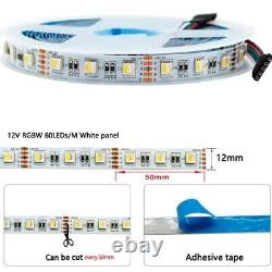 4 in 1 RGBW RGBWW LED Strip Lighting 5050 LED Strip 12mm 12V 24V LED Tape Light