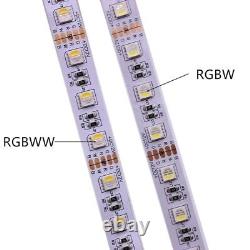 4 in 1 RGBW RGBWW LED Strip Lighting 5050 LED Strip 12mm 12V 24V LED Tape Light