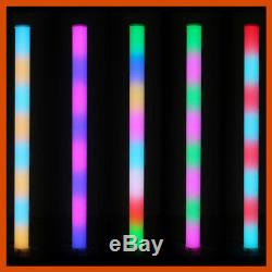 4 x Equinox Pulse Tube LED Rainbow Colour Changing DJ Disco Party Light Effect