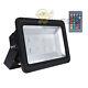 400W RGB LED Flood Light Lamp Black Shell 16 Colors Change 4 Modes with Remote
