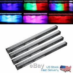 4PCS Wall Washer LED Lights, 36W RGB Color Changing DMX512 Strip Light Projects