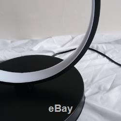 5-Circle Dimmable LED Floor Lamp Modern Round Unique Design Bedside Lighting 45W