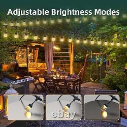 5 Pack 33ft LED Smart Wifi LED Outdoor Strings Light Dimmable AC RGB LOT (5)