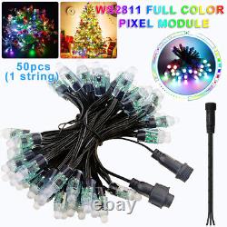 50-500pcs WS2811 RGB Full Color Pixels LED Module String light Chrismas Lamp USA