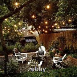 50-Foot Weatherproof Rope Wired 24 LED Edison Light Bulbs Party String Light