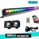 50 INCH Led Light Bar Offroad RGB Multi-Color Change Music Strobe APP Control