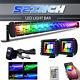 50 RGB Curved Led Light Bar Color Changing & Harness Kit For Offroad SUV ATV