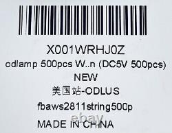 500 WS2811 Dream Color LED Pixel String Light Individually Addressable DC5V 12mm