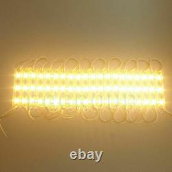 5050 3 LED SMD Module Strip Light Warm White Advertising Decor Lamp Waterproof