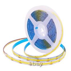 50M COB LED Strip 2700K-6500K White CCT Dimmable 24V For Home Room Light Decor