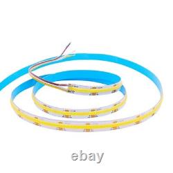 50M COB LED Strip 2700K-6500K White CCT Dimmable 24V For Home Room Light Decor