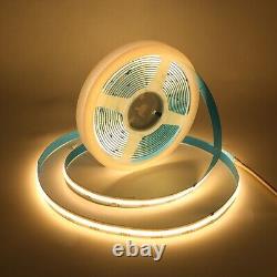 50M COB LED Strip 2700K-6500K White CCT Dimmable 24V For Home Room Light Decor