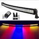 52 in 600W Curved Offroad LED Ligth Bar White/Amber Red Blue/Strobeflash Warning