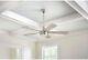 54 White Color Changing LED Brushed Nickel Smart Ceiling Fan with Lighting Kit