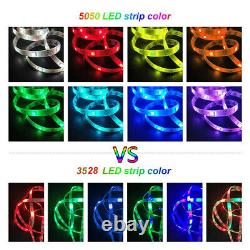 5M-200M 12V Waterproof 5050 SMD RGB 150 Flexible LED Strip Light Rope Tape Roll