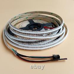 5V WS2812B COB RGBIC LED Pixel Strip Light Rope Individual Addressable 400LEDs/m