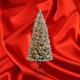 6.5 ft Pre-Lit G50 Color-Changing LED Trinity Flocked Pine Artificial Christmas