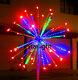 6.5ft/2m Outdoor LED Fireworks Light Holiday Home Decor Red+Blue+Green+Yellow