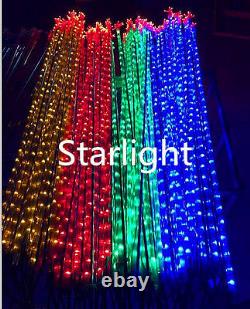 6.5ft/2m Outdoor LED Fireworks Light Holiday Home Decor Red+Blue+Green+Yellow