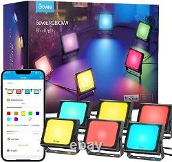 6 Pack-Govee RGBICWW LED Landscape Lighting with35 Scene Modes+4 Music Modes
