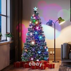 6 ft LED RGB Lights Christmas Tree Premium Color-Changing with Top Star