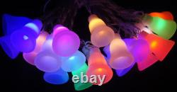 600 LED String light Xmas Clearance multi-colored, Bell, Star, Moon, Globe, Icicle