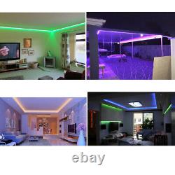 60M 50M 40M 30M 20M 10M 60LED/M Waterproof WiFi Music RGB LED Strip Light 12V