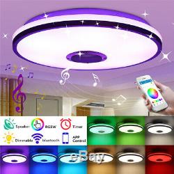 60W LED RGB Music Ceiling Lamp bluetooth APP+Remote Control Home Bedroom Light