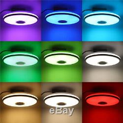 60W LED RGB Music Ceiling Lamp bluetooth APP+Remote Control Home Bedroom Light