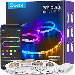 65.6Ft RGBIC LED Strip Lights, Color Changing LED Strips, App Control via Blueto