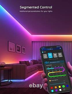 65.6ft Rgbic Led Strip Lights For Bedroom Smart Led Strip Lights Alexa Compatibl
