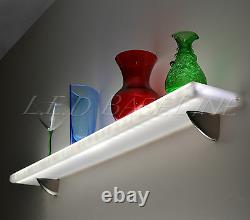 68 Floating Retail Display Wall Shelf with LED Color Changing Lights